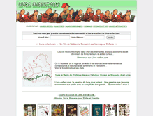 Tablet Screenshot of livre-enfant.com